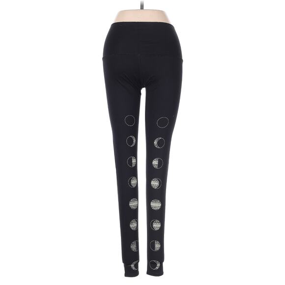 Teeki Leggings Moon Dance Leggings Size Large Pilates Yoga Black Anti Microbial - Picture 4 of 7
